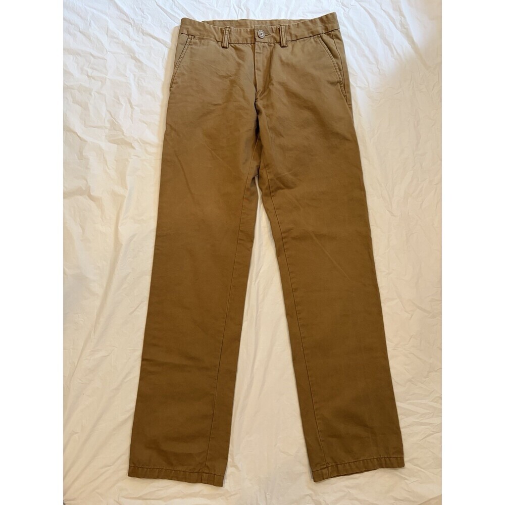 Old Navy Pants Men s 30x34 Tan Straight Flat Front, Comfort